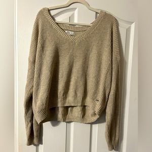Hollister Oversized Wide V-Neck Sweater